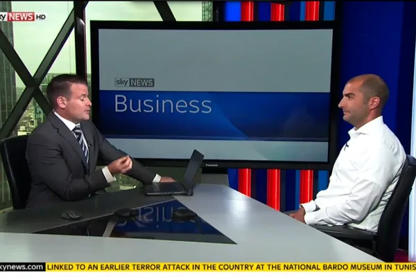 Sky News interview on fine wine technology